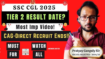 SSC CGL 2025 - T2 - Date & Strategy For Success? C&AG Accountant Recruitment Future? Made For SSC