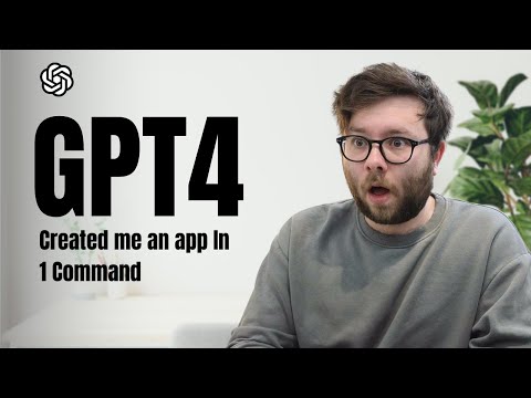 GPT4 Made An App For Me - Watch Me Create An App Using GPT 4