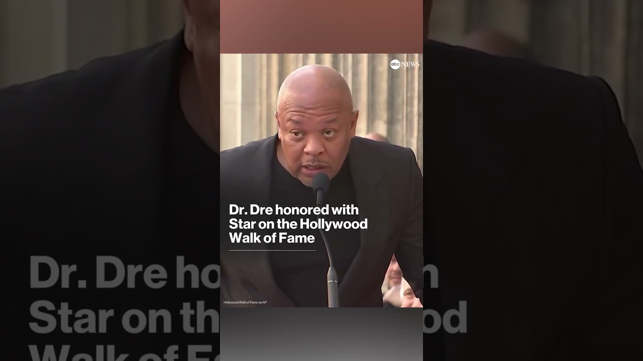 Dr. Dre honored with Star on the Hollywood Walk of Fame
