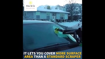Car Ice Scraper Shaped Funnel Snow Remover