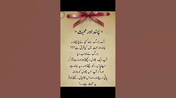 پسند اور محبت Besturdupoetry Poetry 