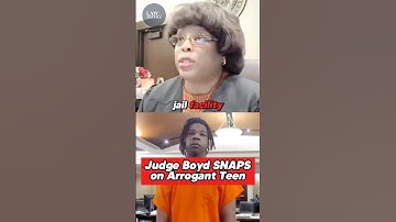 “Don’t give me an ATTITUDE!!” -Young teen gets a stern warning from Judge.