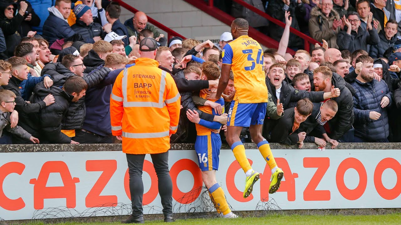 Stephen Quinn scores the fourth goal at Scunthorpe