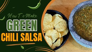 Cómo hacer la MEJOR SALSA DE CHILE VERDE HATCH ASADO en casa 🔥 Receta de SALSA ASADA rápida y fácil