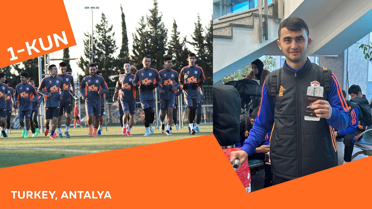 "Andijon-SGS"ning Antaliya shahridagi 1-kun mashg'ulotidan videolavha