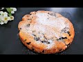 5 minute Cake with Frozen Berries, Fluffy and Tasty