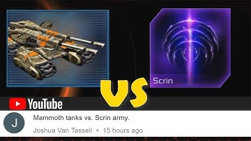 GDI Mammoth Tank vs Scrin Army