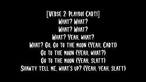 Playboi Carti - go2damoon ft. Kanye West (Lyrics)