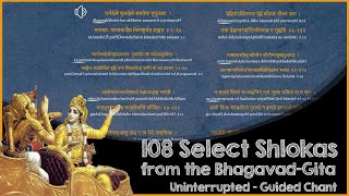 108 Most Important Shlokas of Bhagavad Gita - Uninterrupted Chant screenshot 4