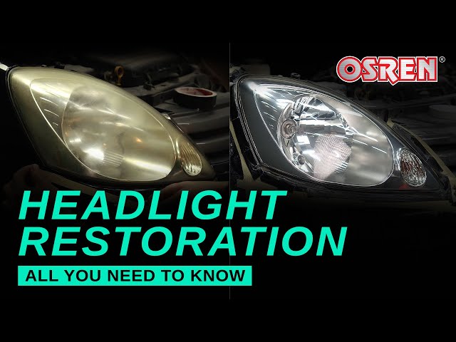 How to polish headlights - clean & restore without sanding! Mothers