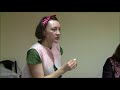 Мастер класс по валянию тапочек.