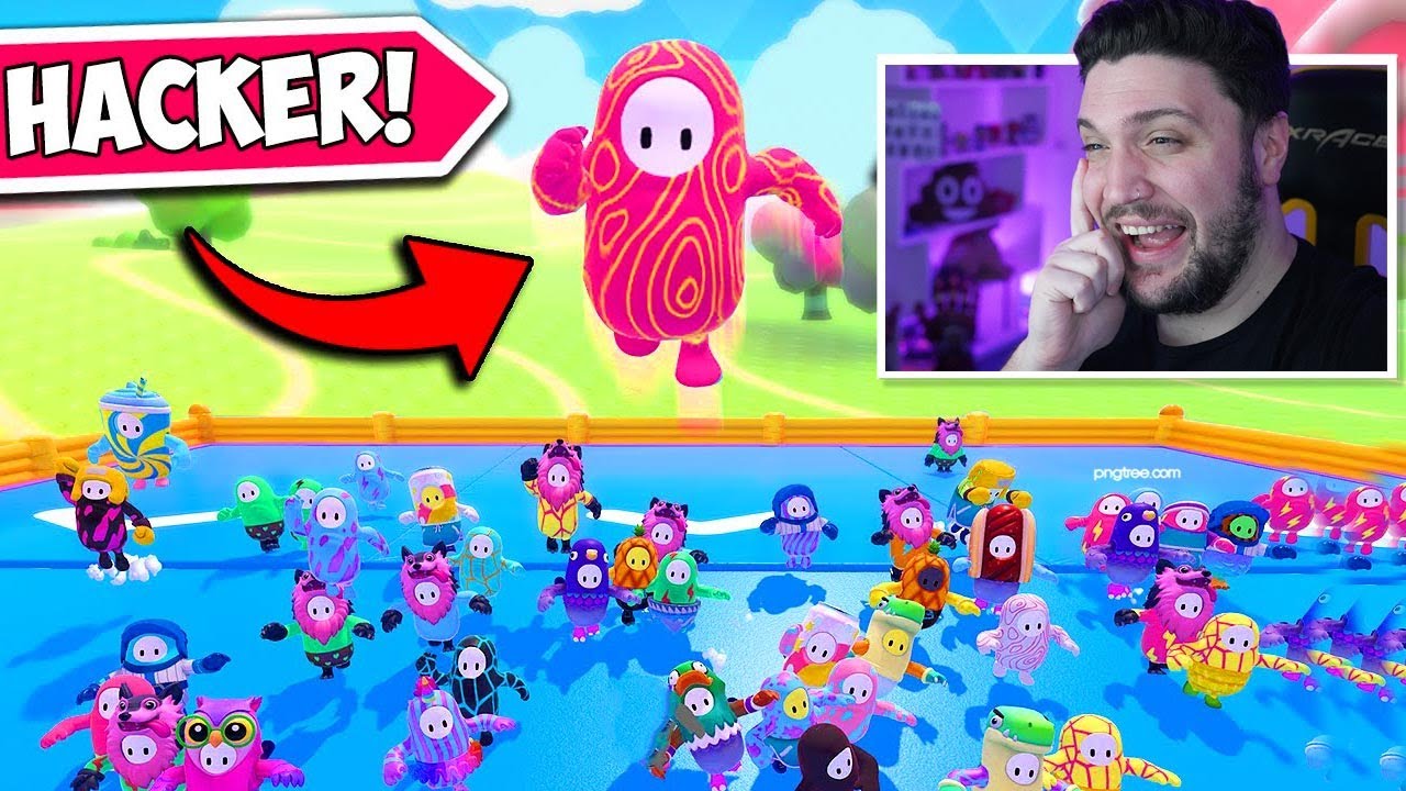 MOMENTOS DIVERTIDOS y HACKERS en FALL GUYS! - SI TE RÍES PIERDES NIVEL ...