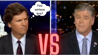 WATCH as Tucker Carlson reacts with disdain towards Sean Hannity during show handover screenshot 2