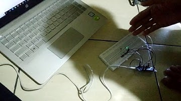 Pembacaan data analog LDR + LED dengan micropython #thonny