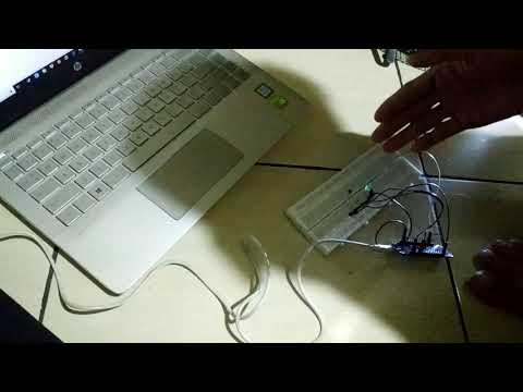 Pembacaan data analog LDR + LED dengan micropython #thonny