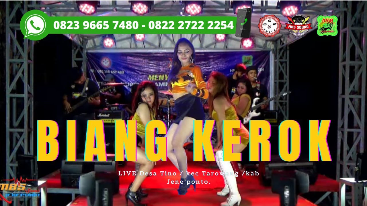 BIANG KEROK  MBS Sound LIVE   Desa Tino  kec Tarowang kab Jeneponto