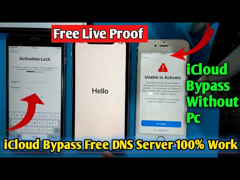 iOS 14.7.1 iCloud Bypass Free DNS Server Skip Activation Lock Remove ?Live Proof Without Pc 100%Work