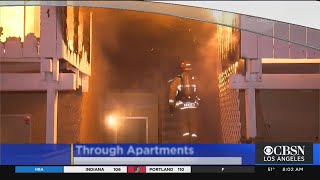 Fire Rips Through Ventura Apartments