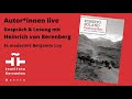 Autor*innen live (20.10.2020): Heinrich von Berenberg zu „Cowboygräber“ von Roberto Bolaño (Deutsch)