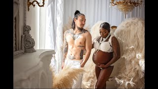 BREATHTAKING MATERNITY SHOOT AMBW COUPLE