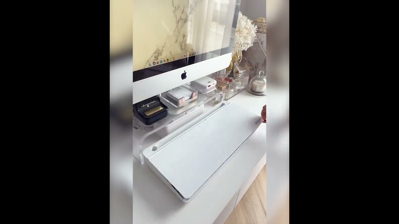 SmartDesk Glass Desktop Whiteboard and Desk Organizer (Premium) - The Ultimate Workspace Upgrade