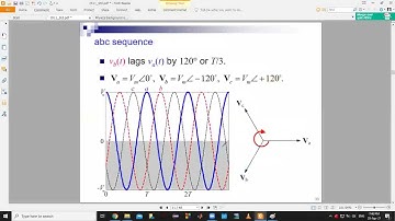 lecture Video on Balanced Three Phase  System Explained  Part 1