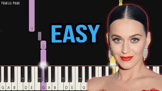 Katy Perry - Never Worn White | EASY Piano Tutorial by Pianella Piano