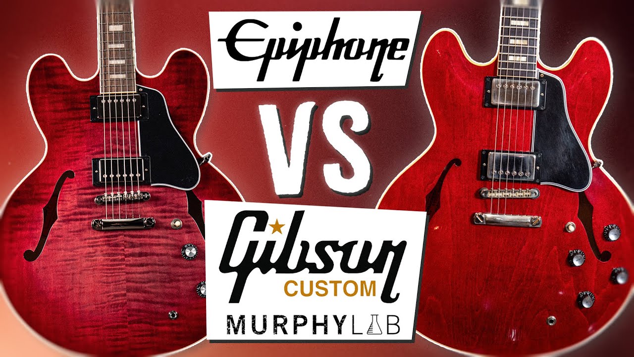 Gibson Murphy Lab против Epiphone ES-335