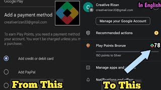 How To Activate Play Points | Google Play Points Join For Free Problem | Add A Payment Method