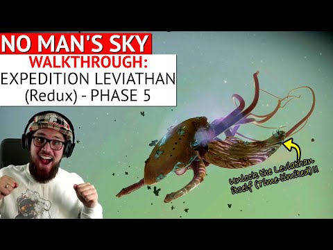 Add a Living Frigate to Your Fleet! ! Leviathan (Redux) Phase 5 | No Man's Sky
