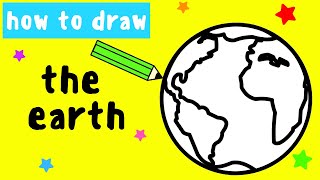 Earth Day Drawing and Coloring Pages for Kids | Bubie Toy Art ♡