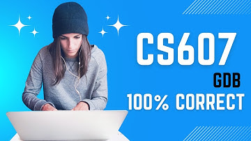 CS607 GDB 1 Complete solution last date 31 May 2023||AI gdb
