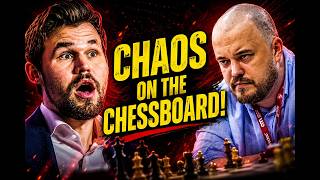 Magnus Carlsen vs Aleksandr Shimanov — Chaos on the Chessboard! | World Rapid, New York City 2024