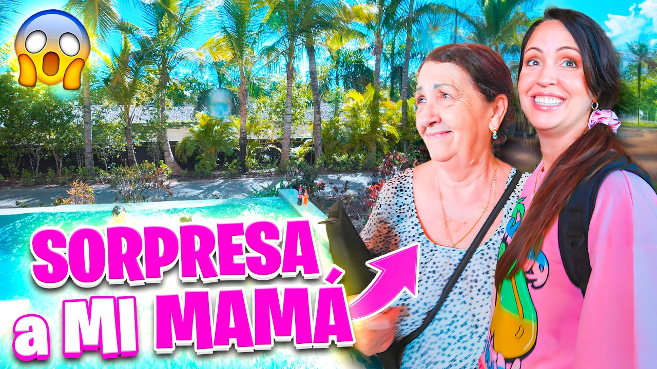 SORPRENDO A MI MAMÁ con un VIAJE 5 ESTRELLAS 🔥 ASI REACCIONÓ 😱 Sandra Cires Art
