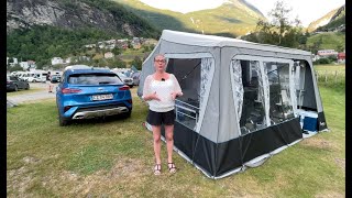 Holiday in Norway with a Camplet Dream trailer tent  Part 1
