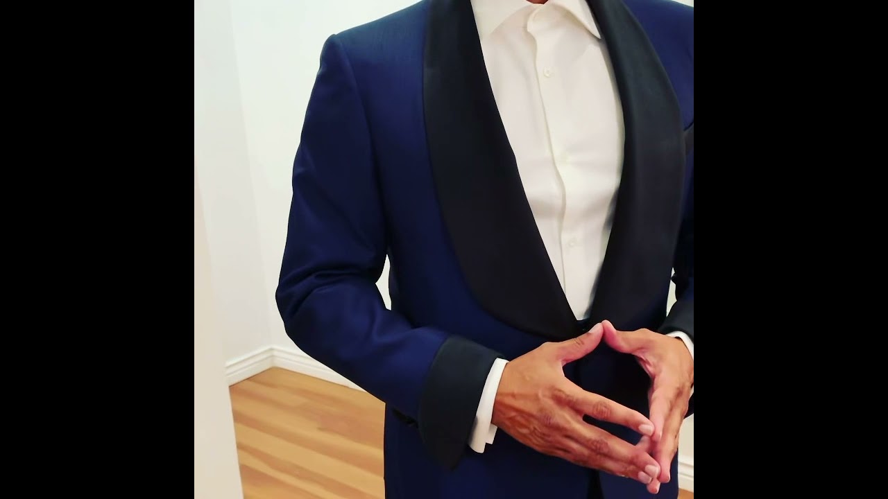 Custom tuxedo Inspired by Tom Ford sleeves cuffs ￼made by Artful Tailoring. complements guaranteed!