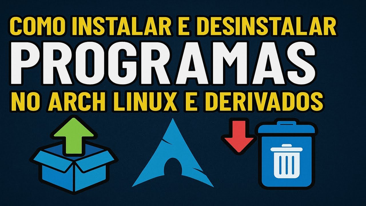 Como instalar e desinstalar programas no Arch Linux e derivados - YouTube