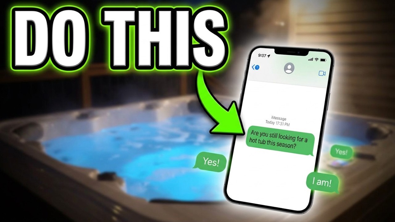 The 9-Word Text That Revives Dead Hot Tub Leads