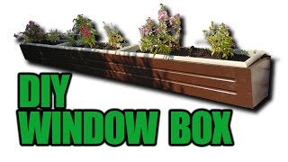 DIY Window Box - Free Plans!