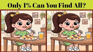 Spot The Differences Brain Test | 👀 Find 3 Hidden Differences Before Time Runs Out!