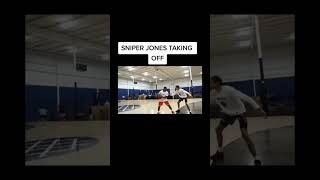 SNIPER JONES IS UNSTOPPABLE #SHORTS #YOUTUBESHORTS #SHORT #YOUTUBESHORT #BASKETBALL #kingofthecourt