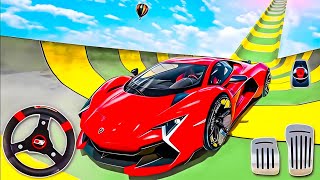 Impossible Tracks Cyber | Impossible Car Stunts | Android Gameplay  screenshot 3