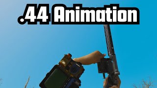 One Handed Double Action .44 Revolver AMAZING New Animations Fallout 4 Mod