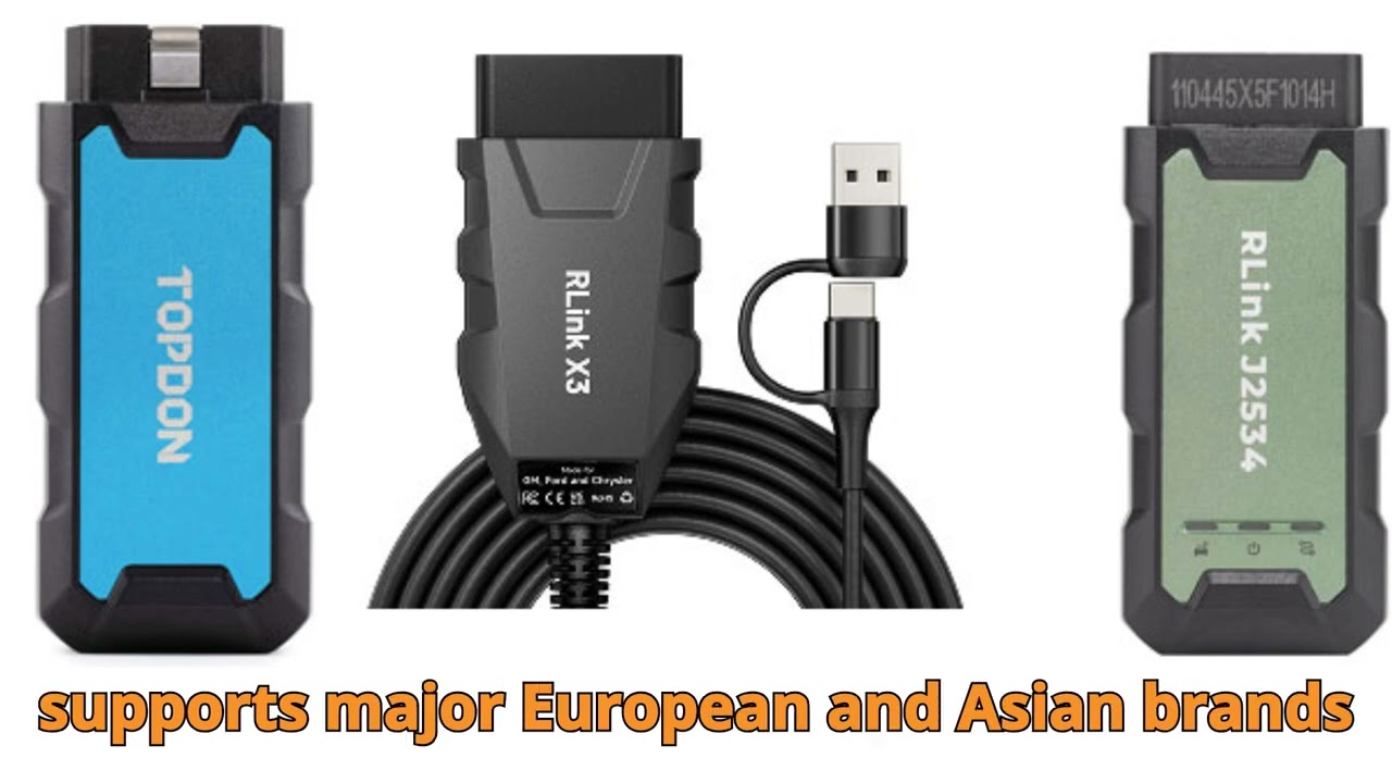Topdon RLink X3 против X7 против J2534 — какой диагностический инструмент будет доминировать в 20...