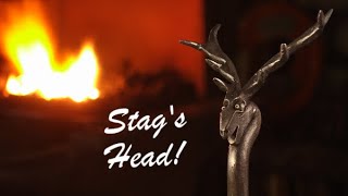 Forging a Stag's Head!