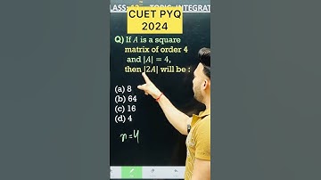 Matrix and determinants CUET  PYQ 2023 Maths for CUET 2025 Class 12 Maths #cuet2025 #maths #cuetpg