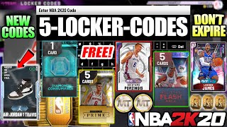 5 ACTIVE LOCKER CODES! NEW LOCKER CODE, FREE GALAXY OPAL AND GUARANTEED FREE MT IN NBA 2K20 MYTEAM