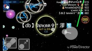 Splitrun gameplay +Tricksplit in Nebulous mobile ( Agar.io)