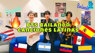 Cuando BTS baila canciones latinas 2020✨  (no fake)