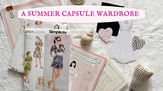 Planning a Vintage Inspired Capsule Wardrobe to Sew for a Dream Summer Vacation